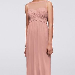 Ballet long silk/mesh formal dress